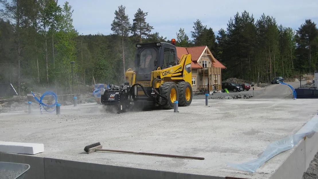 Grunnmur til hus
